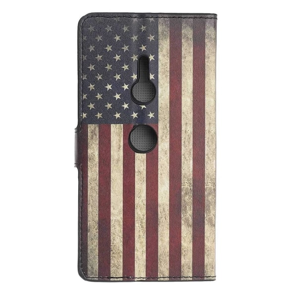 Plånboksfodral Sony Xperia XZ3 - Flagga USA