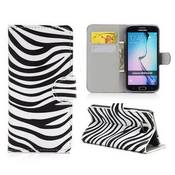 Plånboksfodral Samsung Galaxy S6 - Zebra