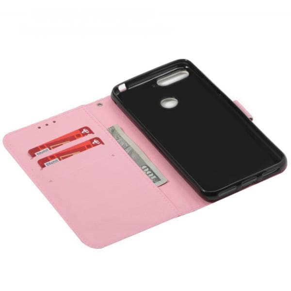 Plånboksfodral Huawei Y6 2018 – Rosa Blomma
