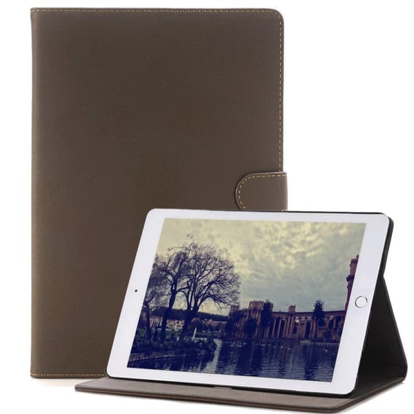 Fodral Mocka/Läder iPad Pro 10.5" (2017) - Retro, 4 Färger Brun