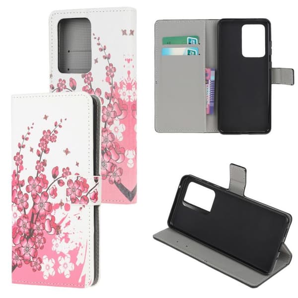 Plånboksfodral Samsung Galaxy A72 - Körsbärsblommor