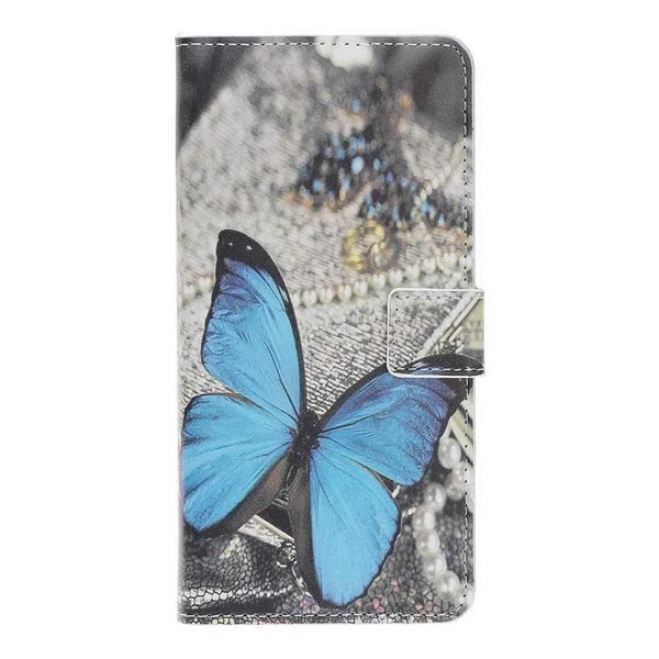 Plånboksfodral Samsung Galaxy S20 Ultra - Blå Fjäril