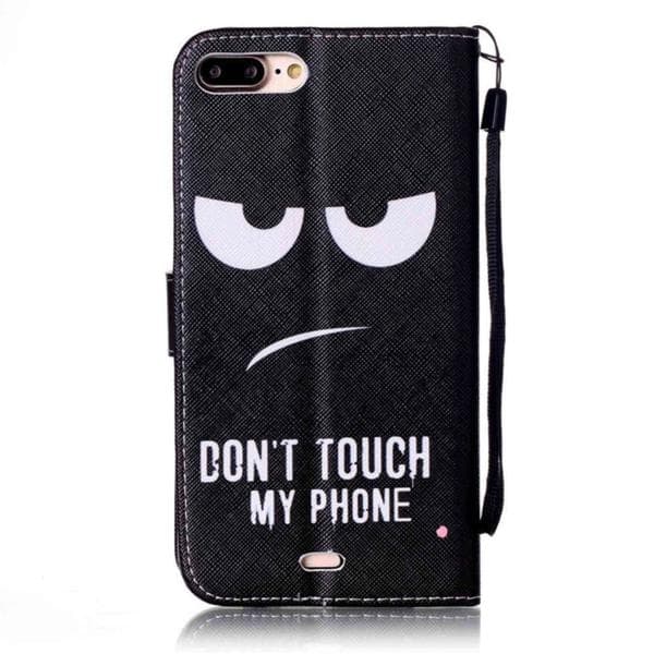 Plånboksfodral iPhone 8 Plus – Don’t Touch My Phone