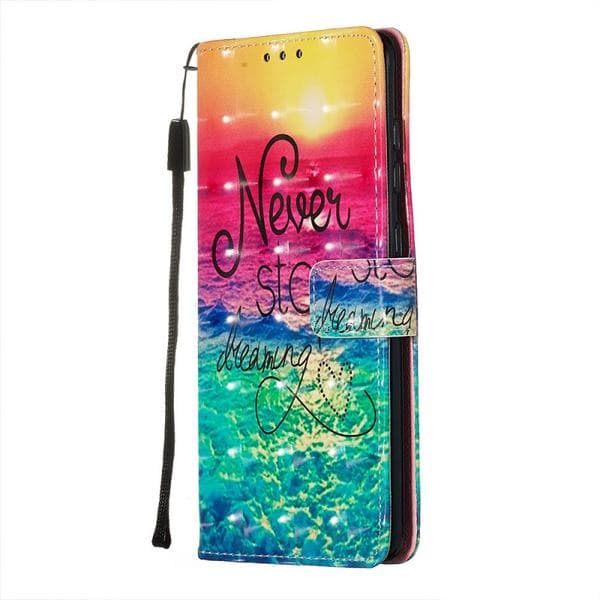 Lompakkokotelo Samsung Galaxy A51 - Never Stop Dreaming