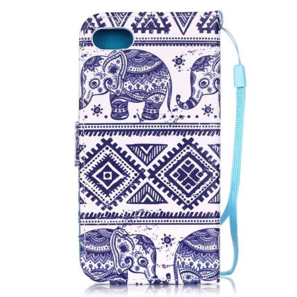 Plånboksfodral Iphone 7 – Indiskt / Elefanter