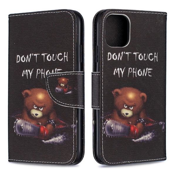 Lompakkokotelo iPhone 15 - Don't Touch My Phone