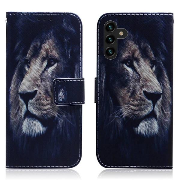 Plånboksfodral Samsung Galaxy A54 – Lejon