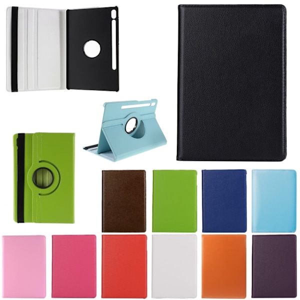 Fodral Samsung Galaxy Tab S6 Roterande 360° - 10 Färger Rosa (Ljus)