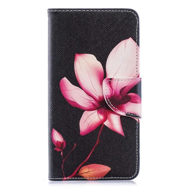 Lompakkokotelo Samsung Galaxy A20e - Vaaleanpunainen Kukka