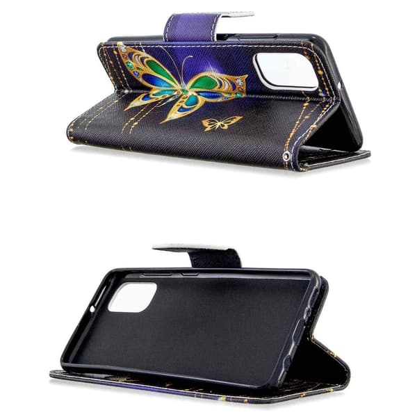 Plånboksfodral Samsung Galaxy A02s – Guldfjäril