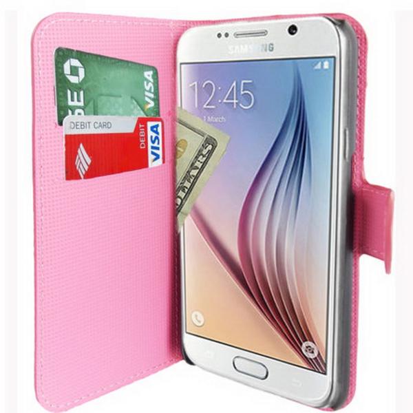 Plånboksfodral Samsung Galaxy S6 Edge - Körsbärsblommor