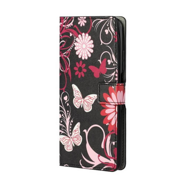 Plånboksfodral Samsung Galaxy A53 - Svart med Fjärilar