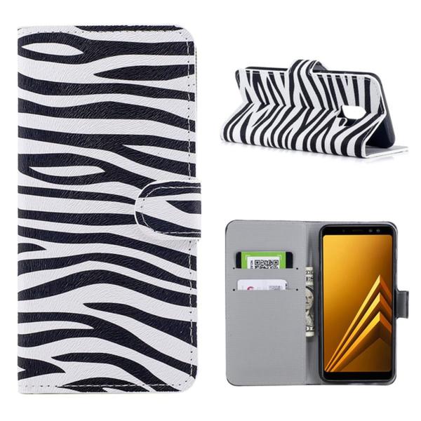 Plånboksfodral Samsung Galaxy A6 (2018) - Zebra
