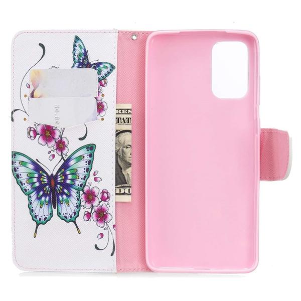 Plånboksfodral Samsung Galaxy S20 Plus – Fjärilar och Blommor