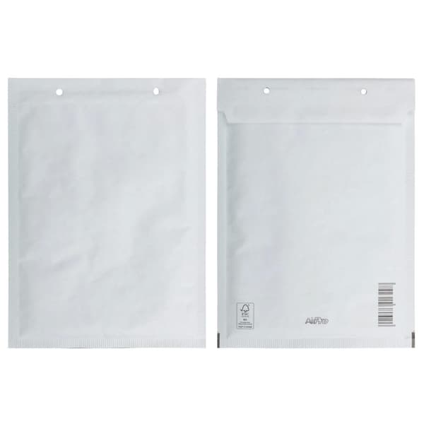 100st Bubbelpåsar 175x265 mm (D/4/14) - Vita