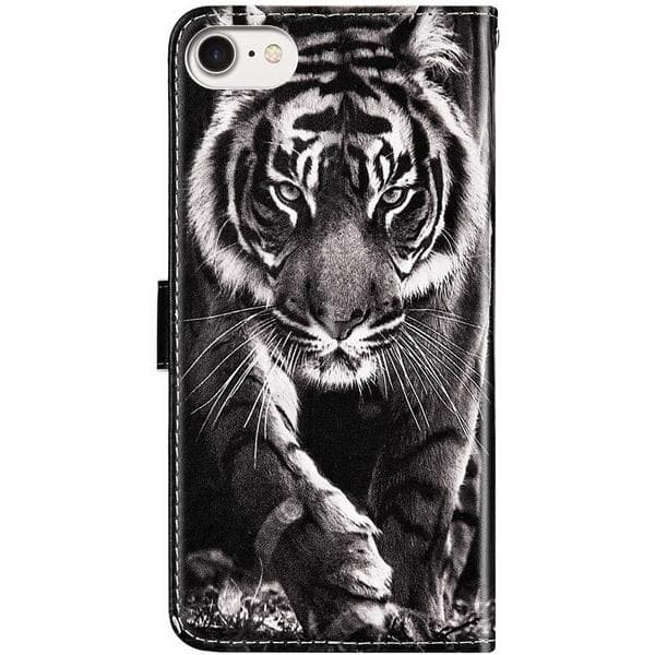 Plånboksfodral iPhone SE (2022) - Tiger
