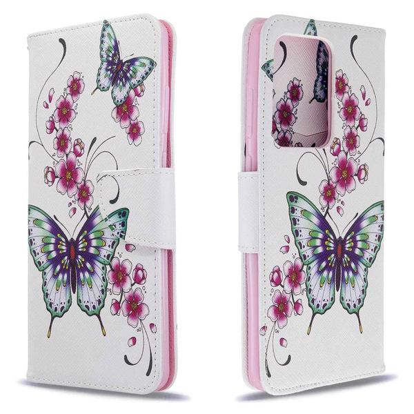 Plånboksfodral Samsung Galaxy S20 Ultra – Fjärilar och Blommor