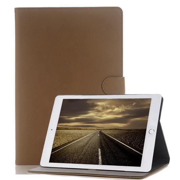 Fodral Mocka/Läder iPad Air 2 - Retro, 4 Färger, 9,7 tum Brun/Kastanjebrun