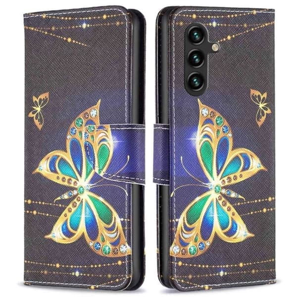 Plånboksfodral Samsung Galaxy S25 FE - Guldfjäril