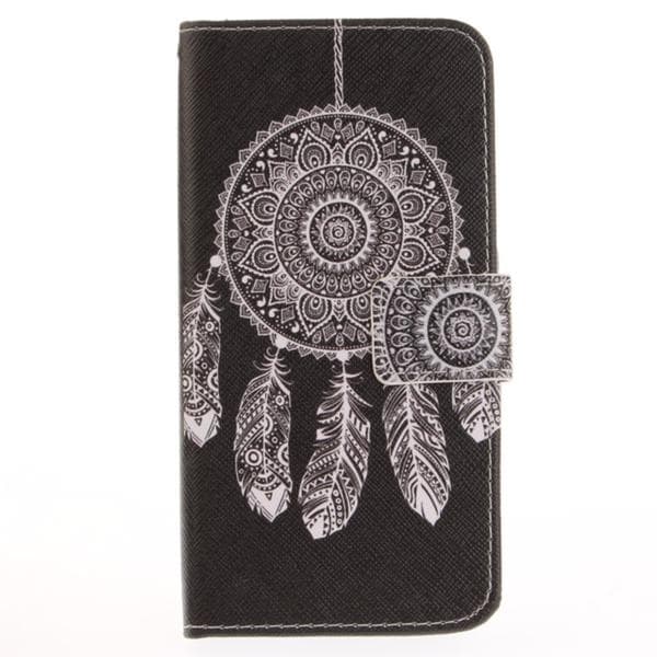 Plånboksfodral Moto G5 Plus – Drömfångare Svart / Dreamcatcher