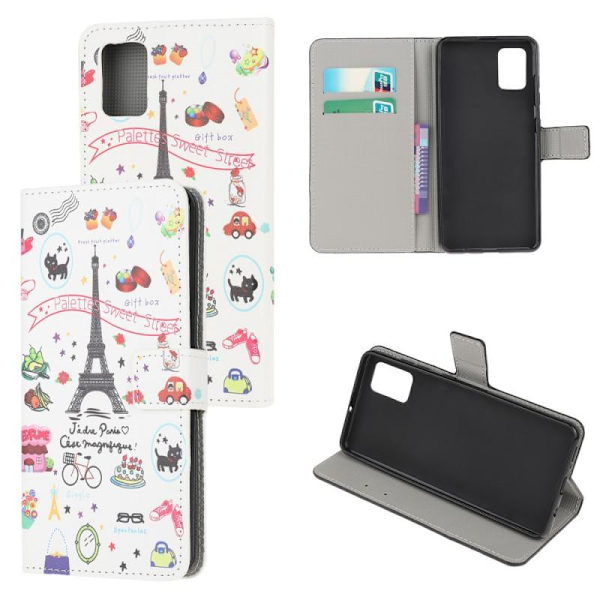 Lompakkokotelo Samsung Galaxy A04s - Pariisi