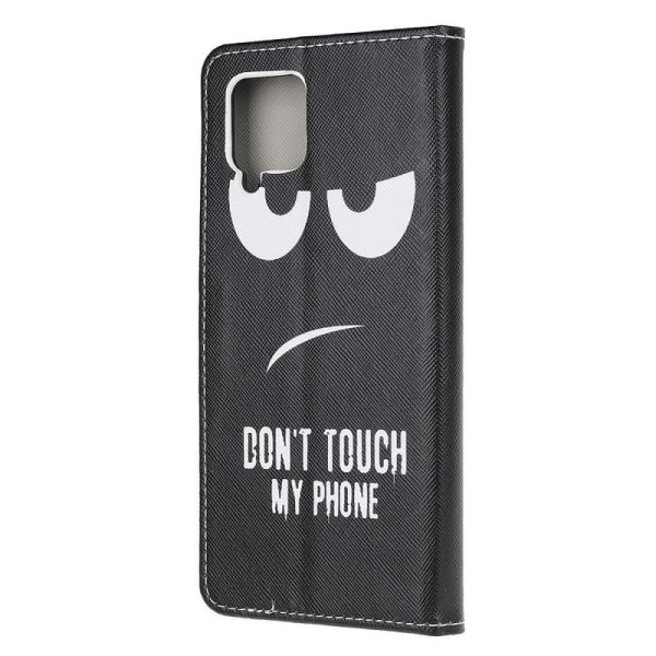 Lompakkokotelo Samsung Galaxy A12 - Don’t Touch My Phone