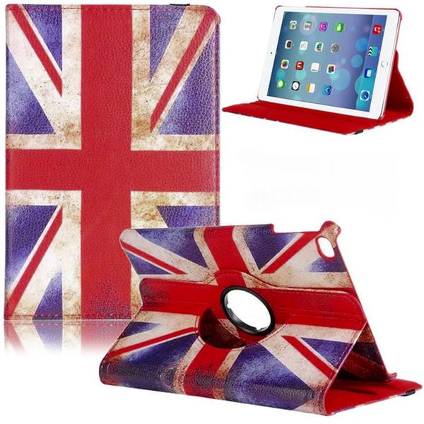 Fodral iPad Mini 4 Roterbart 360° - Retro UK (Brittiska Flaggan)
