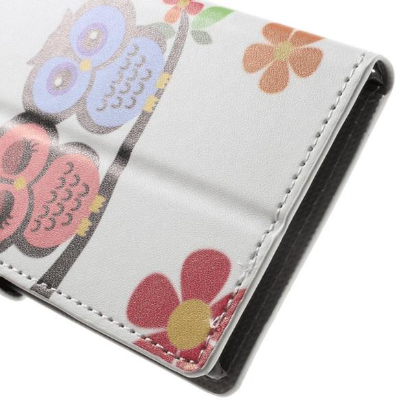 Plånboksfodral Sony Xperia XA – Ugglor & Blommor