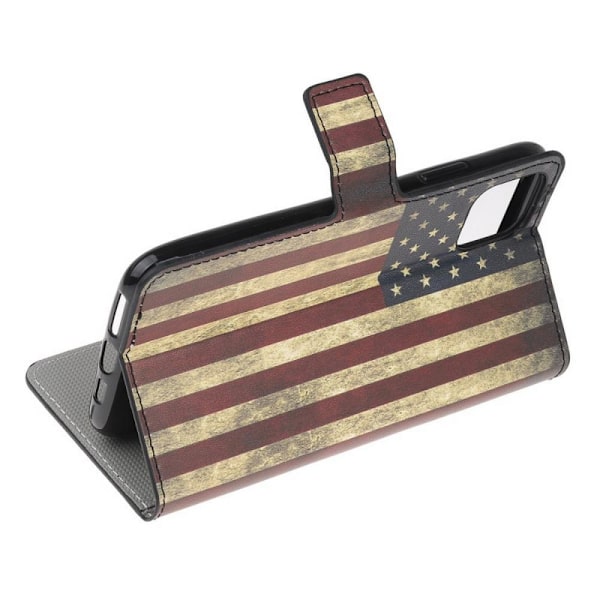 Plånboksfodral Samsung Galaxy A03 - Flagga USA