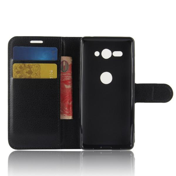 Plånboksfodral Sony Xperia XZ2 Compact - Svart Black