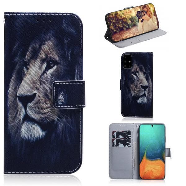 Plånboksfodral Samsung Galaxy A71 - Lejon