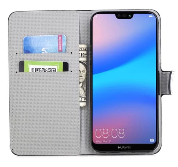 Plånboksfodral Huawei P20 Lite - Zebra