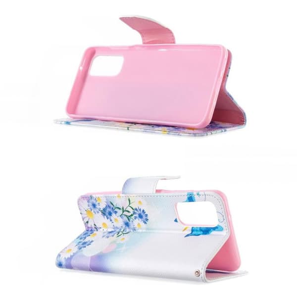 Plånboksfodral Samsung Galaxy S20 FE - Fjärilar och Blommor