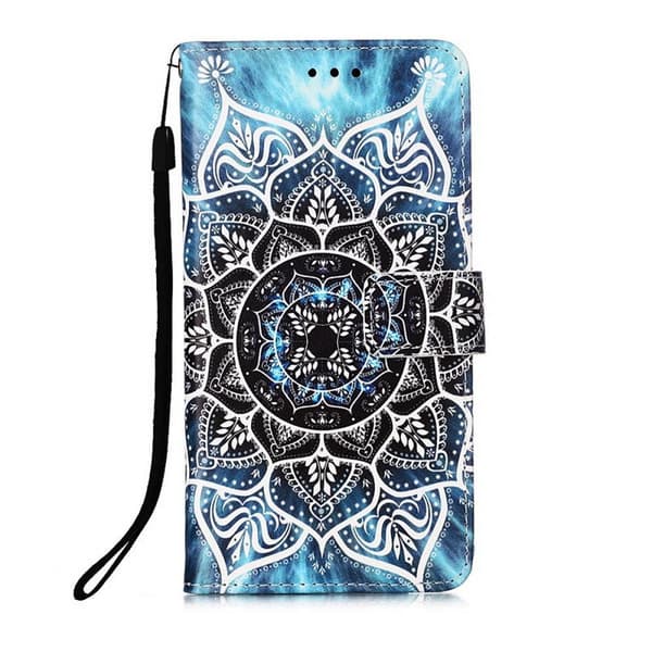 Plånboksfodral Samsung Galaxy S21 Plus – Blå Mandala