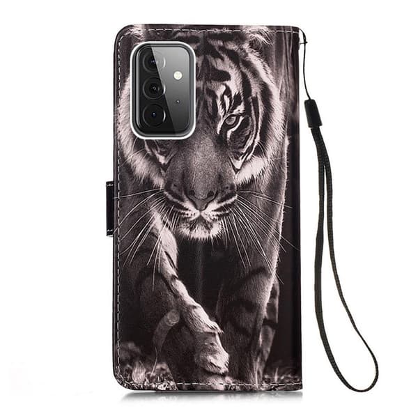 Lompakkokotelo Samsung Galaxy A52 / A52s - Tiikeri
