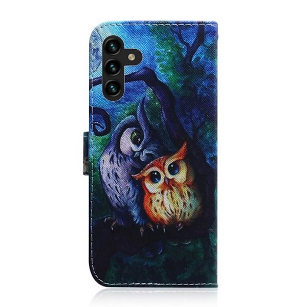 Plånboksfodral Samsung Galaxy A54 – Ugglor I Månsken