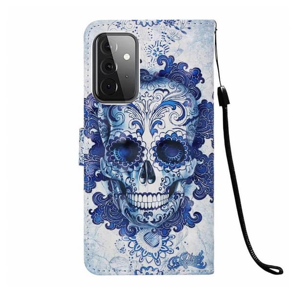 Lompakkokotelo Samsung Galaxy A33 - Pääkallo