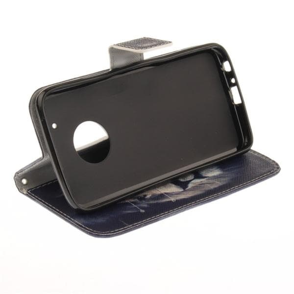 Plånboksfodral Moto G5 Plus – Lejon