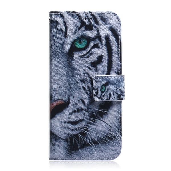 Plånboksfodral iPhone 15 Pro Max – Vit Tiger