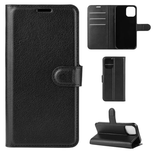 Plånboksfodral iPhone 14 Plus - Svart