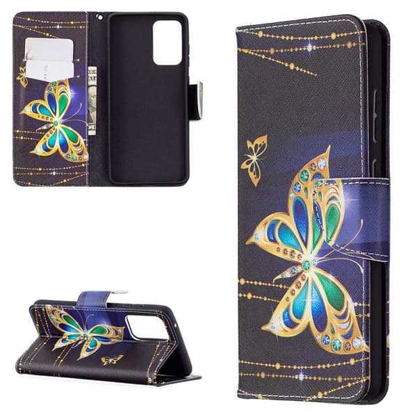 Plånboksfodral Samsung Galaxy A23 – Guldfjäril