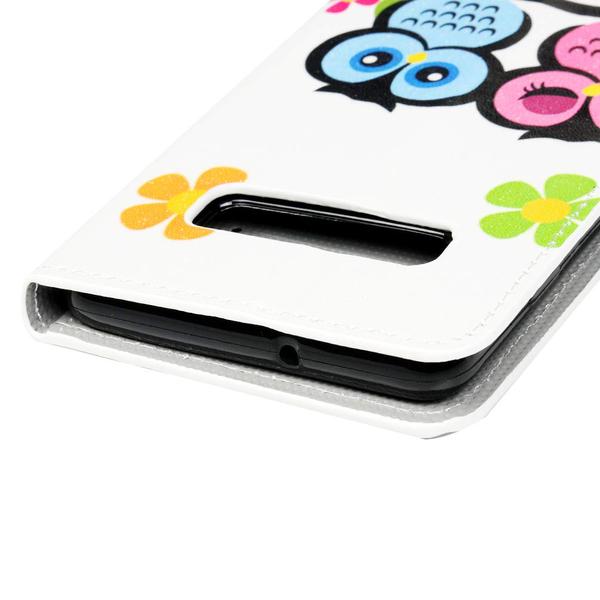 Plånboksfodral Samsung Galaxy S10 - Ugglor & Blommor