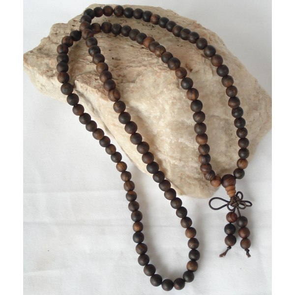 Buddhistiskt Böne halsband/armband 6,6mm kulor av Agarwood 4a99 | Fyndiq