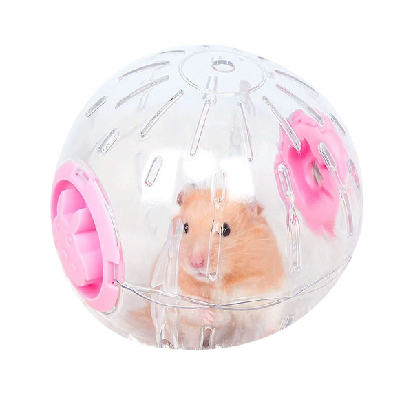 Hamster Løbebold, 12,5 cm Transparent Hamster Løbehjul Mini Løbeaktivitet Løbebold