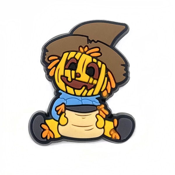 #20 Stykker 3D Clog-Sandaler Pynt (Halloween Serie), Sko Charms#