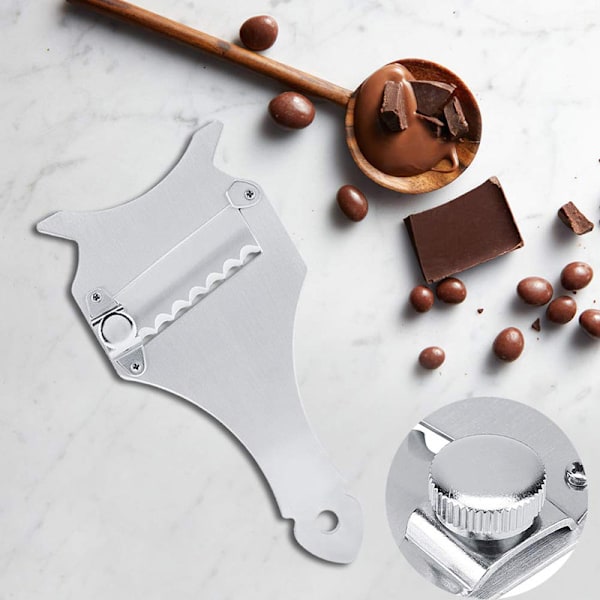 Helt i stål trøffelchokolade rivejern, oste rivejern, grøntsags- og