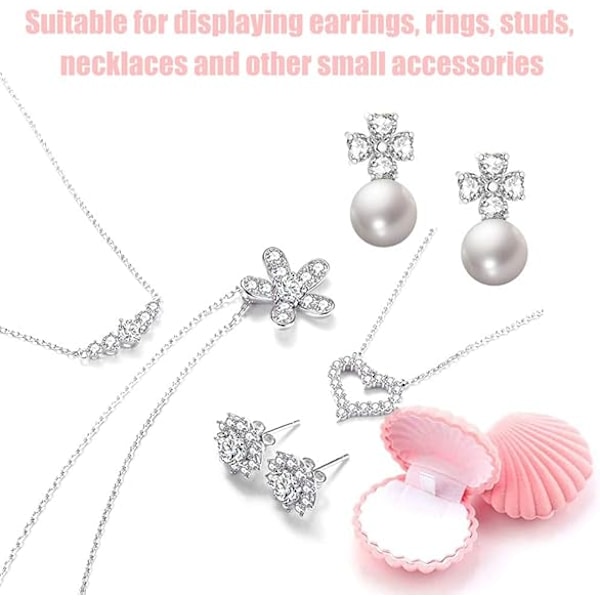 #Smyckesgåvor Box, Case Form Sammet Halsband Box, Örhängen Penda#