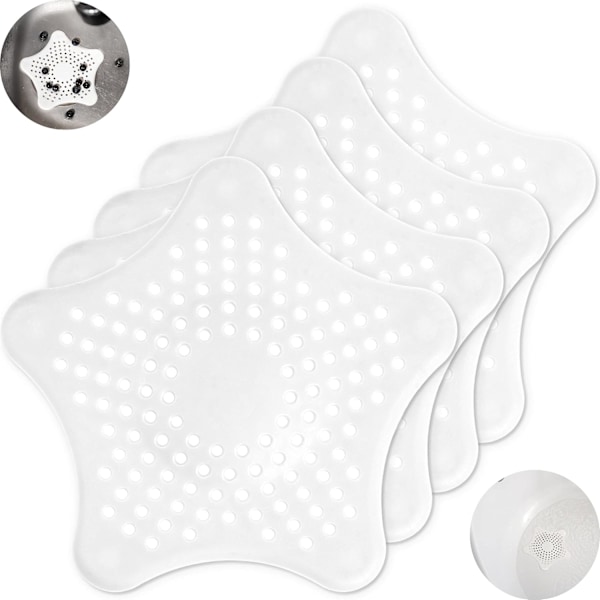 TPR Avloppsskydd för diskbänk, 14,5 x 14,5 cm, 4-pack