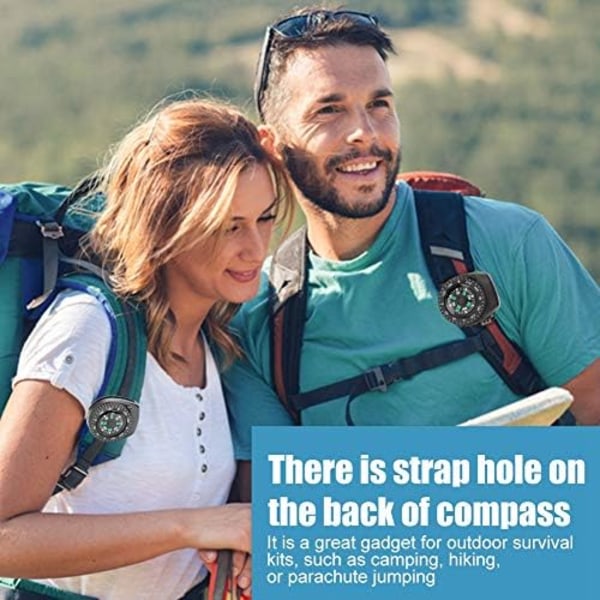#2 st Handledskompasser, Bärbar Navigationskompass med Armband W#