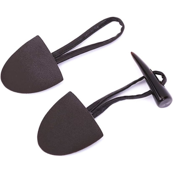 10-pack Falskt Läder Toggle-knappar för Kappa, Jacka, Gymväska -